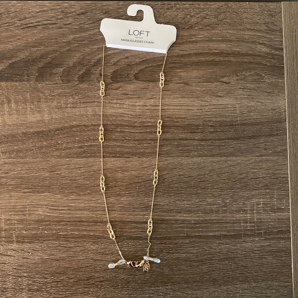 Loft Outlet Glasses or Mask Chain Gold - New with Tags